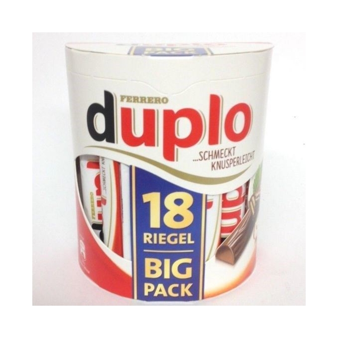 Ferrero Duplo Büyük Paket 327g !  ( 18 Adet Sütlü Çikolata )
