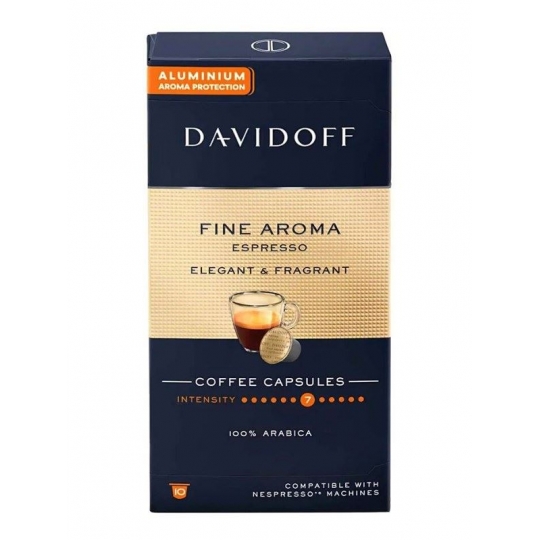 Davidoff Fine Aroma Espresso Elegant & Fragrant 10'lu Kapsül Kahve