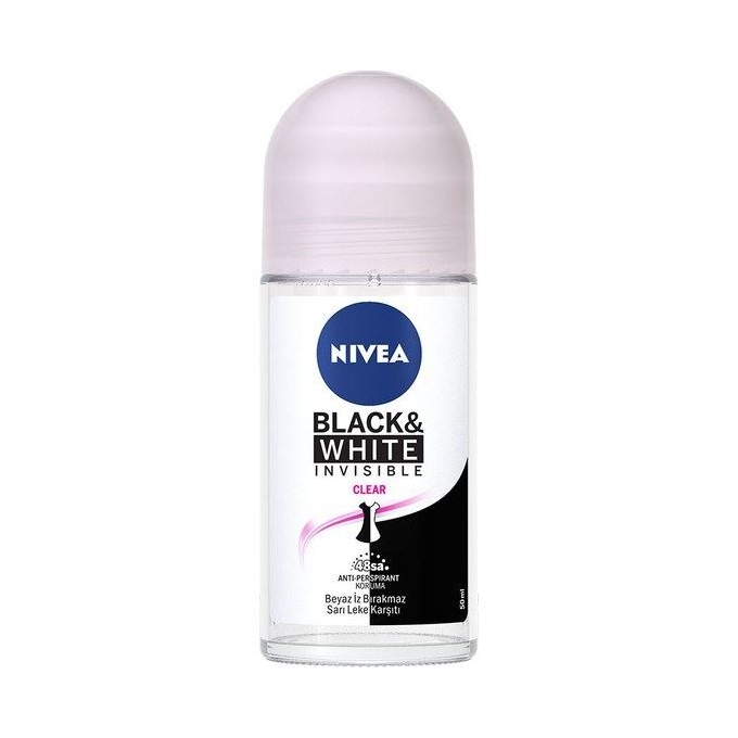 Nivea invisible Black&White Clear Roll-On 50 ml