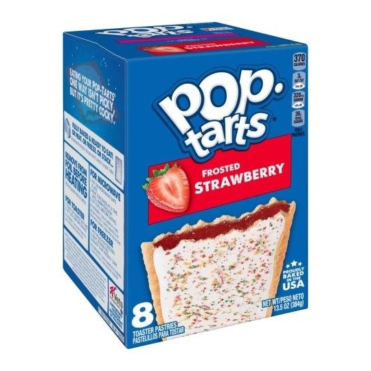 Pop-Tarts Frosted Strawberry  Çilek Doldulu Bisküvi 384g