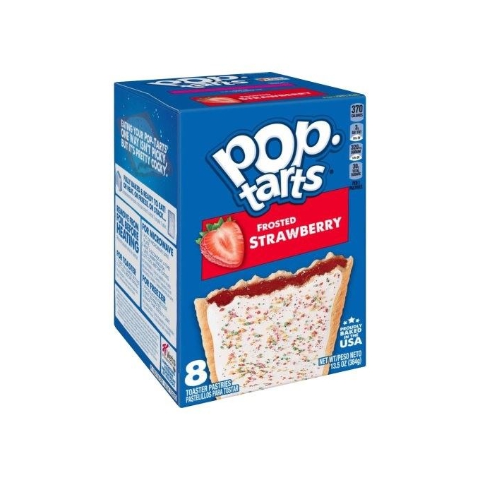 Pop-Tarts Frosted Strawberry  Çilek Doldulu Bisküvi 384g