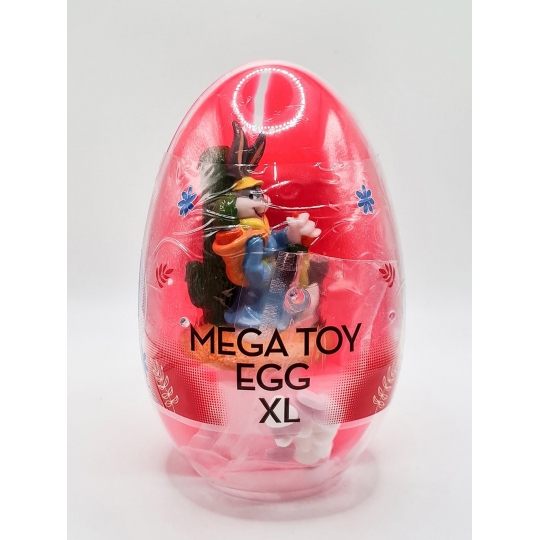 Mega Toy Egg XL Pembe Oyuncaklı Şekerleme 10g