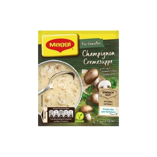 Maggi ChampignonCremesuppe Vegan  Mantar Kremalı Çorba 500ml