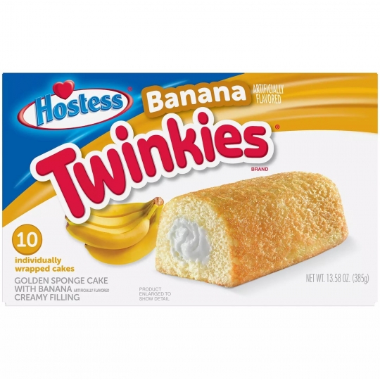 Hostess Twinkies Golden Sponge Cake with Banana 10 pcs 385g