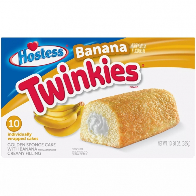 Hostess Twinkies Golden Sponge Cake with Banana 10 pcs 385g