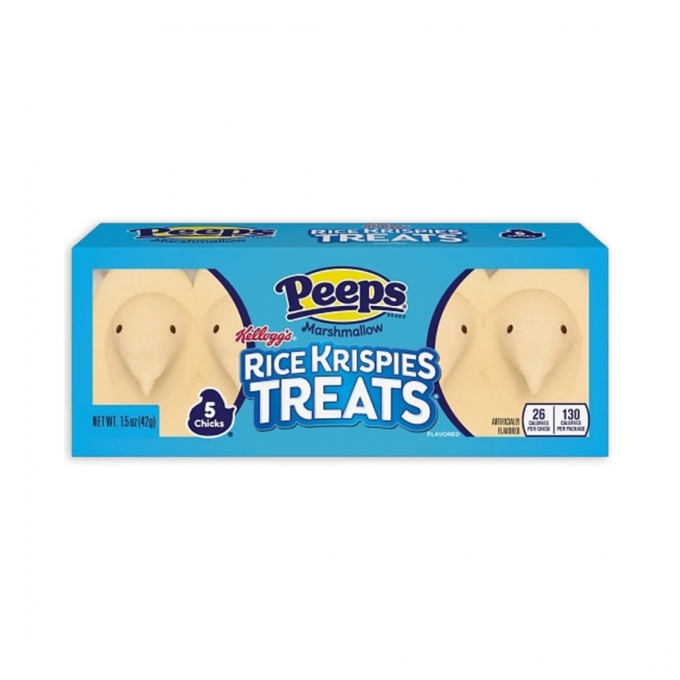 Peeps Rice Krispies Treats Flavored Marshmallow Chicks 42g