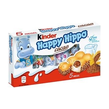 Kinder Happy Hippo Cacao 5 Riegel MENŞEİ ALMANYA
