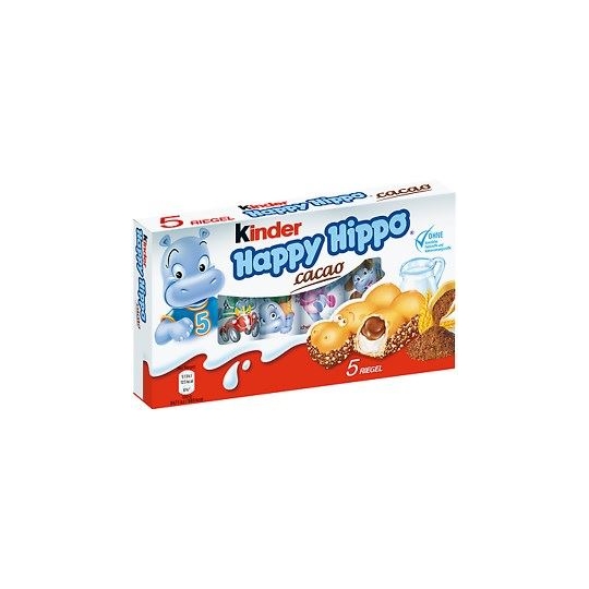 Kinder Happy Hippo Cacao 5 Riegel MENŞEİ ALMANYA