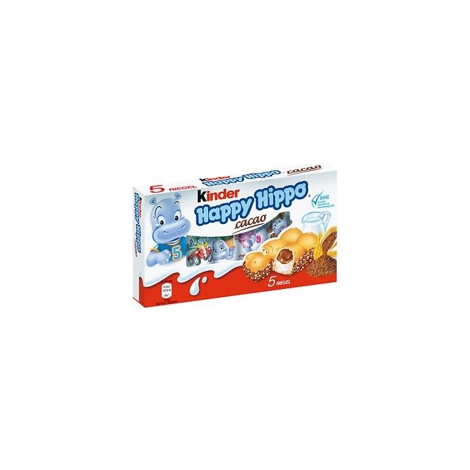 Kinder Happy Hippo Cacao 5 Riegel MENŞEİ ALMANYA