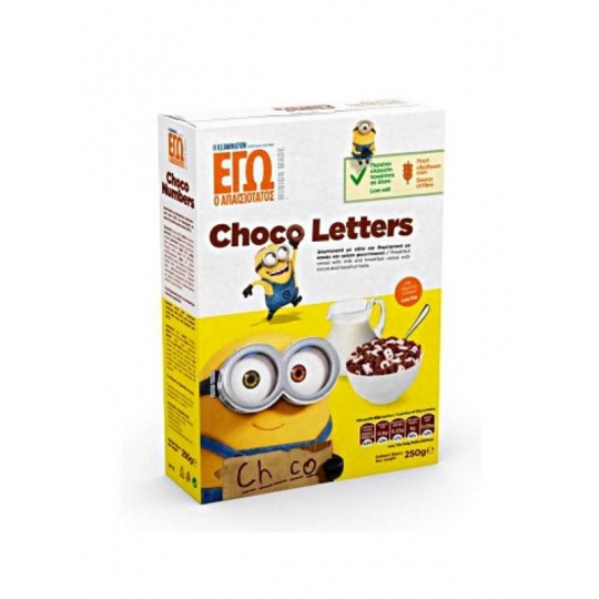 Choco Letters Minion Kahvaltılık  Gevrek 250 Gr.