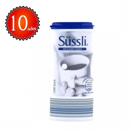 Süssli Tatlandırıcı 1.200 TABLET  x 10 ADET