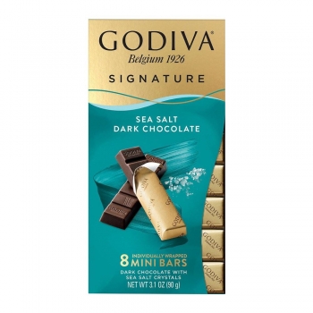 GODIVA SEA SALT DARK CHOCOLATE 90g