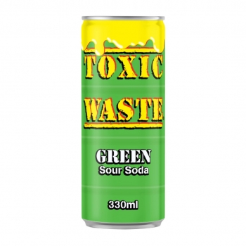 Toxic Waste Green Sour Soda 330ml
