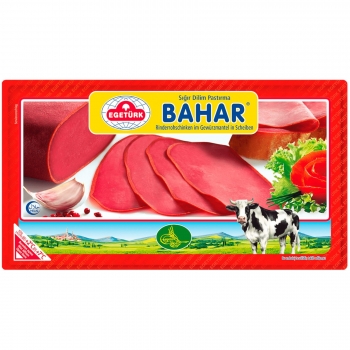 EGETÜRK BAHAR %100 Sığır Eti Dilimli Pastırma 100g