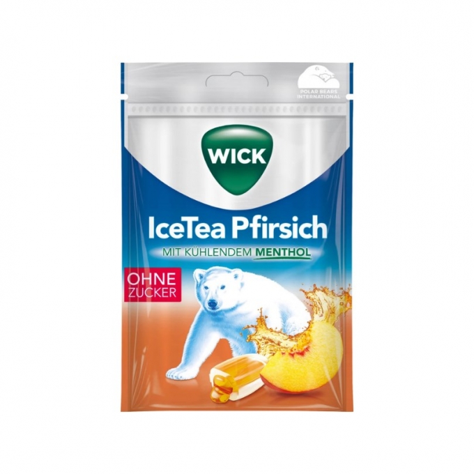 Wick IceTea Pfirsich Mit Kühlendem Menthol 72g