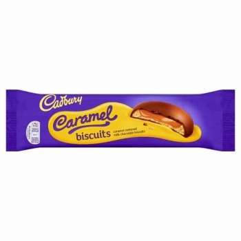 Cadbury Caramel Biscuits Karamel Dolgulu Bisküvi  130g