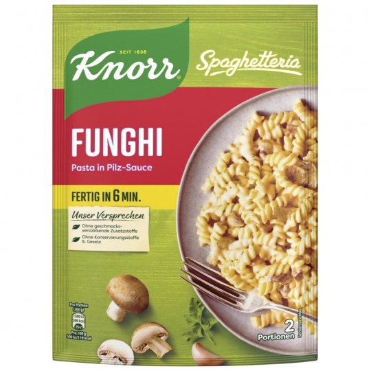 Knorr Funghi Vegan Mantar Soslu Makarna 150g