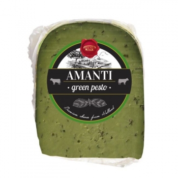 AMANTI Gouda green pesto piece pesto parçalı gouda peyniri 200g