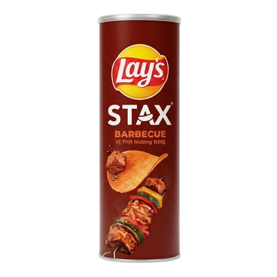 Lay's Stax Barbecue Potato Chips 100g