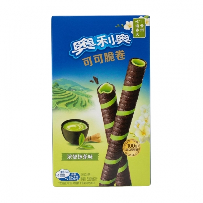 Oreo Cocoa Crisp Roll Rich Matcha Flavor 50g
