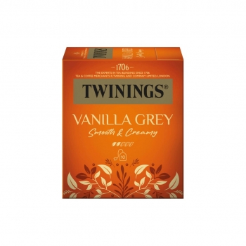 Twinings Vanilla Grey Smooth & Creamy Tea (10x1.7g) 17g