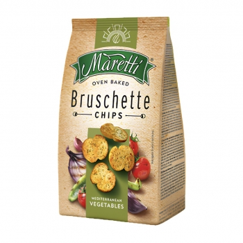 Maretti Bruschette Chips Mediterranean Vegetables 140g