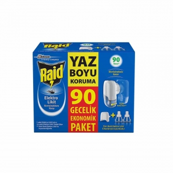 Raid Elektro Likit Ekonomik Paket 90 Gece 54.8 ml