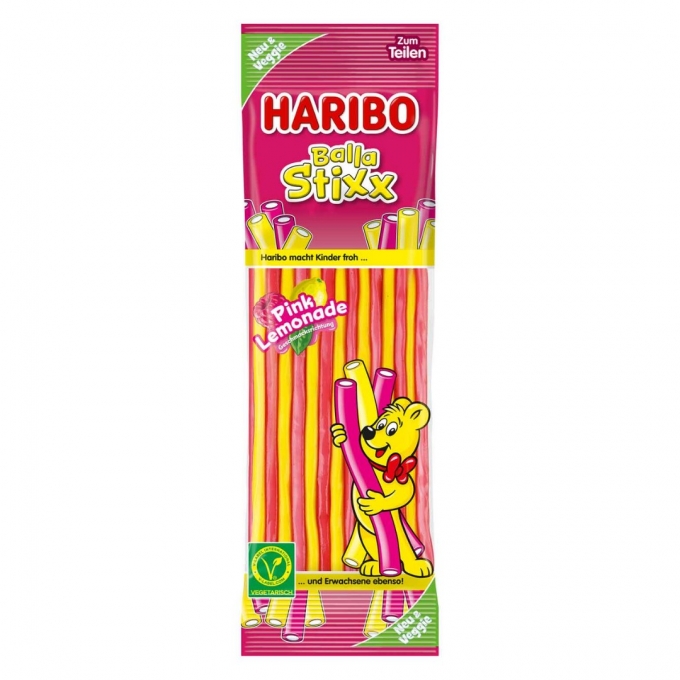 Haribo Balla Stixx Pink Lemonade 175g