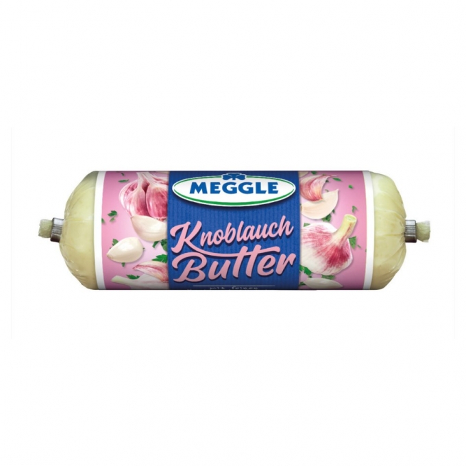 Meggle Knoblauch Butter - Mit Feinen Knoblauchstückchen 125g