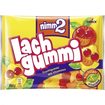 Nimm2 Lach Gummi 250gr  Turuncu Meyveler Dolgulu Şekerleme