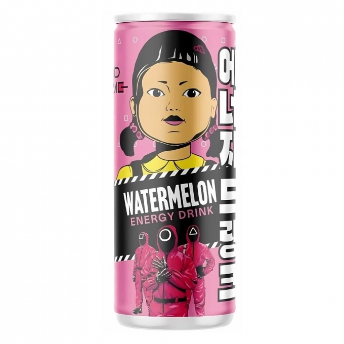 Squid Game Watermelon Energy Drink 250ml