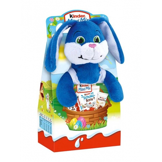 Kinder Maxi Mix Paskalya Peluş Tavşan 4 Farklı Çikolata 133g
