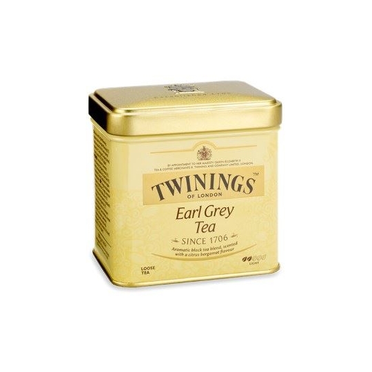 Twinings Earl Grey Tea 200 Gr Metal Kutu - BERGAMOTLU !