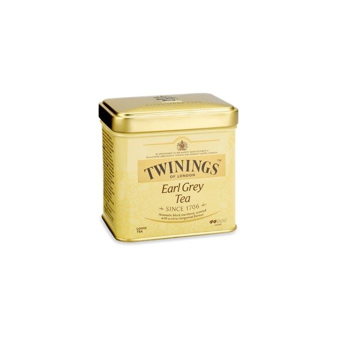 Twinings Earl Grey Tea 200 Gr Metal Kutu - BERGAMOTLU !
