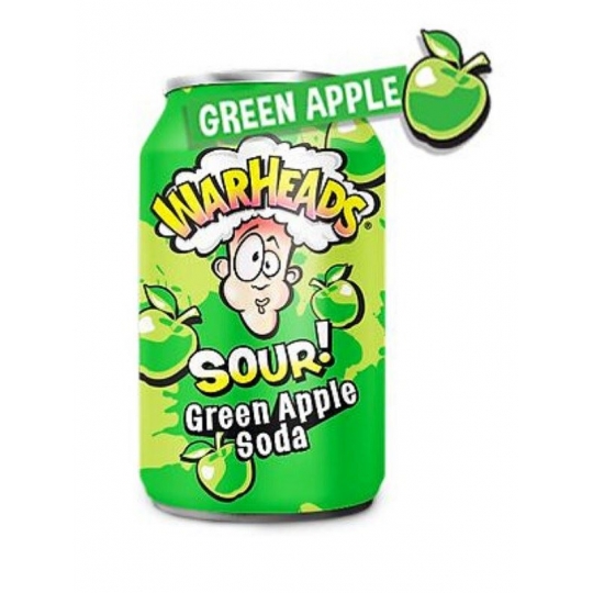 Warheads Soda Green Apple Sour 355 ml