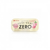 Lotte Zero - Sugar Free Peach Mint Candy 28g