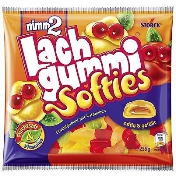 Nimm2 lach Gummi Softies  Fructh Mix 225 gr