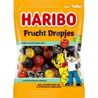 Haribo frucht dropjes 175g