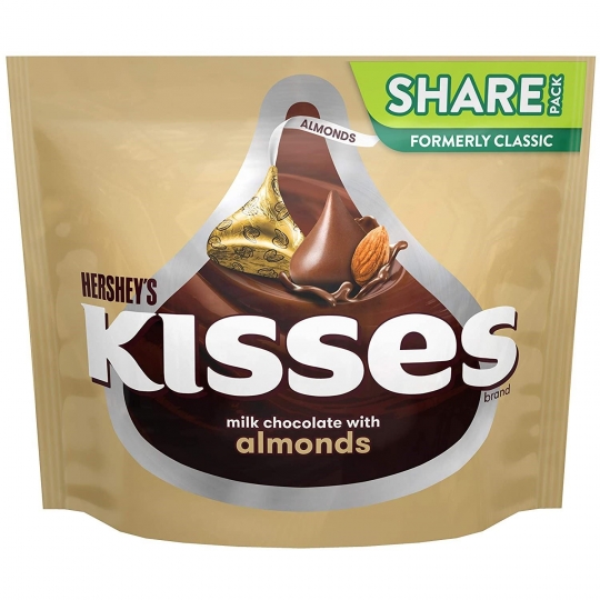 Hershey's Kisses Almond Chocolate Bademli Çikolata 283g