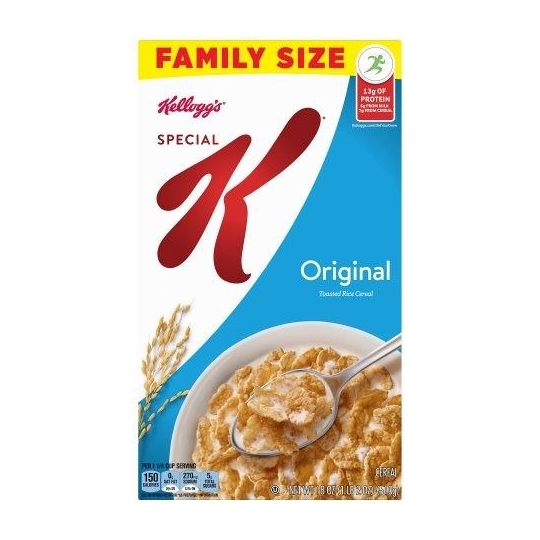Kelloggs Special K Original Cereal Family Size Mısır Gevreği 510g
