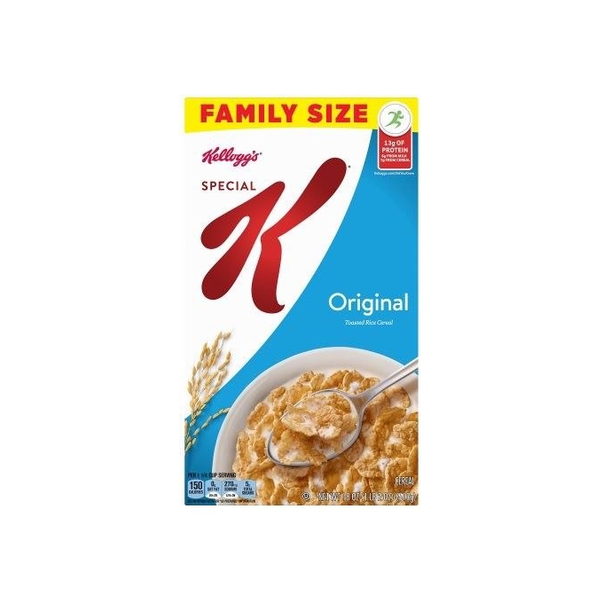 Kelloggs Special K Original Cereal Family Size Mısır Gevreği 510g