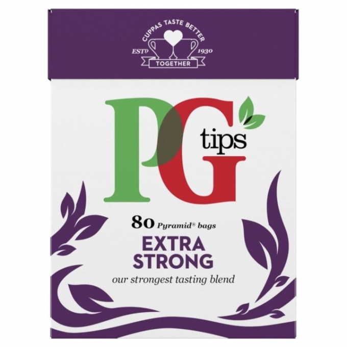 PG TIPS TEA EXTRA STRONG 80bags 232gr