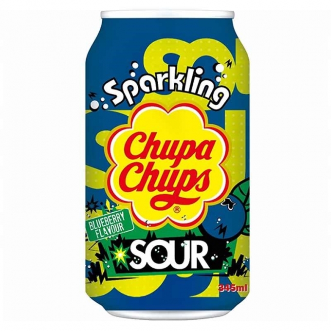 Chupa Chups Sour Blueberry Flavour 345ml