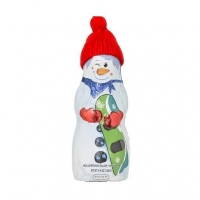Riegelein Red Cap Snowman Hollow Milk Chocolate 125g