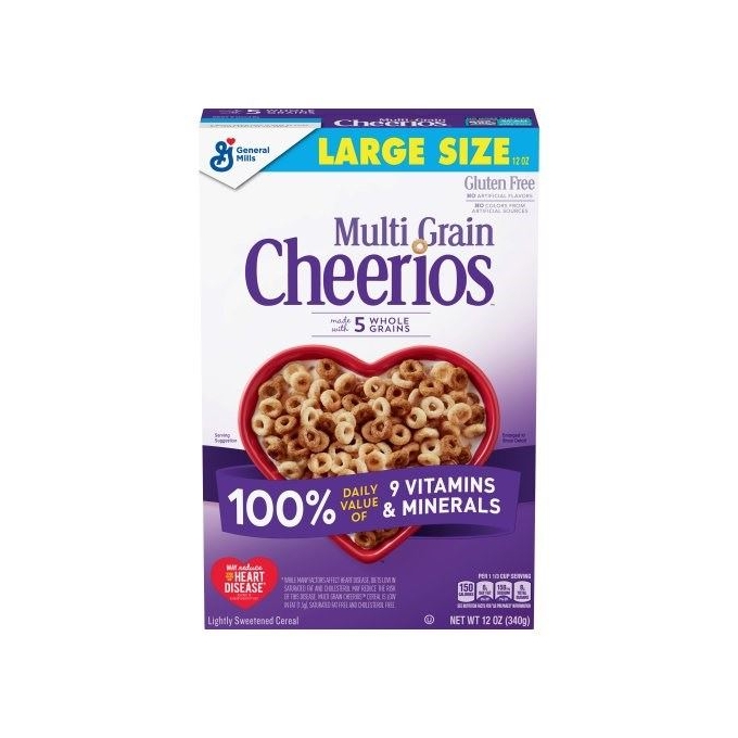 General Mills Multi-Grain Cheerios Çok Tahıllı Kahvaltılık Gevrek 340g