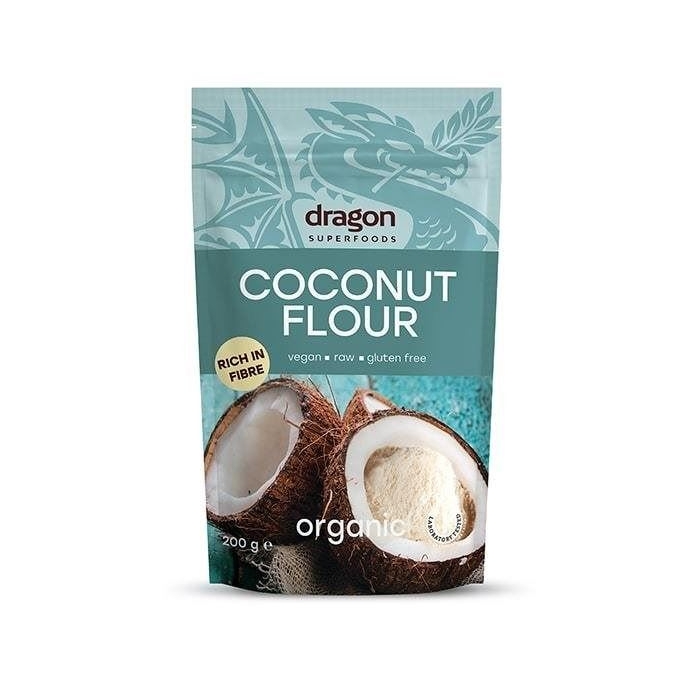Dragon Coconut Flour Organik Vegan Hindistan Cevizi Unu 200gr