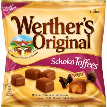 Werther's Original Schoko Toffees Yumuşak Sütlü Çikolatalar  180gr
