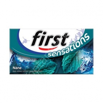 First Sensations Nane Aromalı Sakız 12 x 27 G