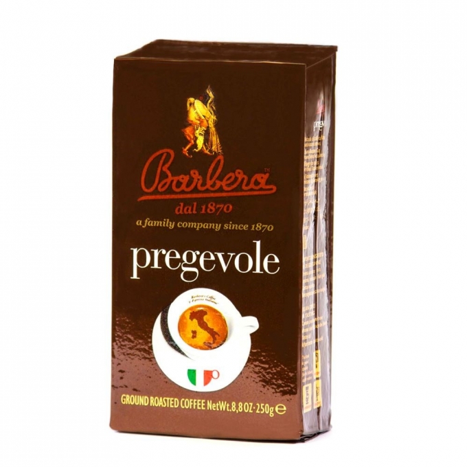 Caffe Barbera Pregevole Ground Roasted Coffee 250g