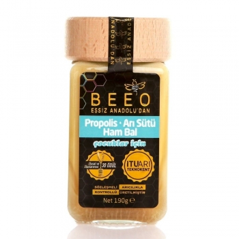 Beeo Propolis Arı Sütü Ham Bal Çocuklar İçin 190gr